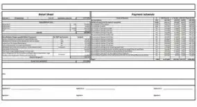 Nutech Central Park cost sheet preview